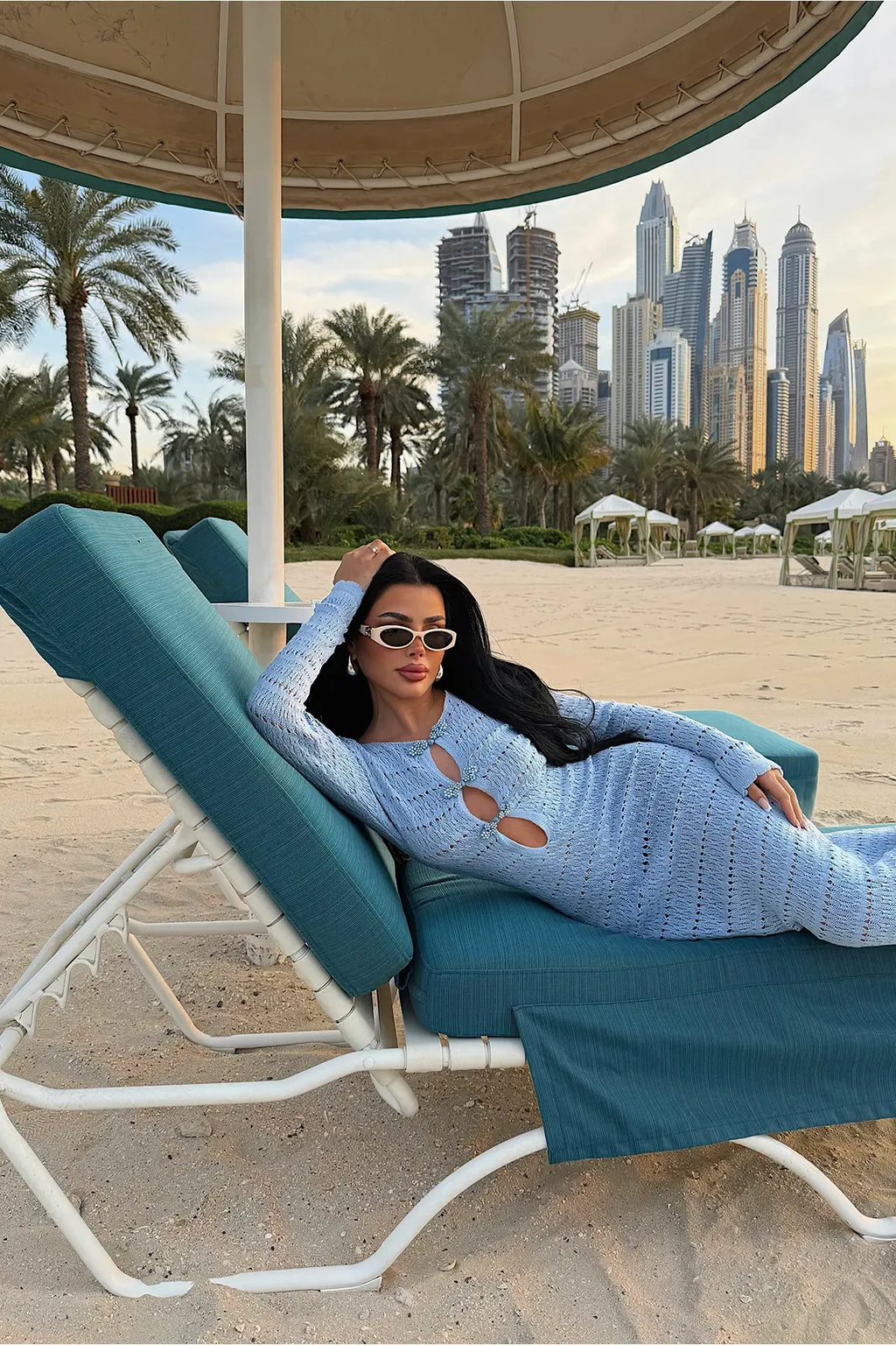 Рокля Azure Elegance