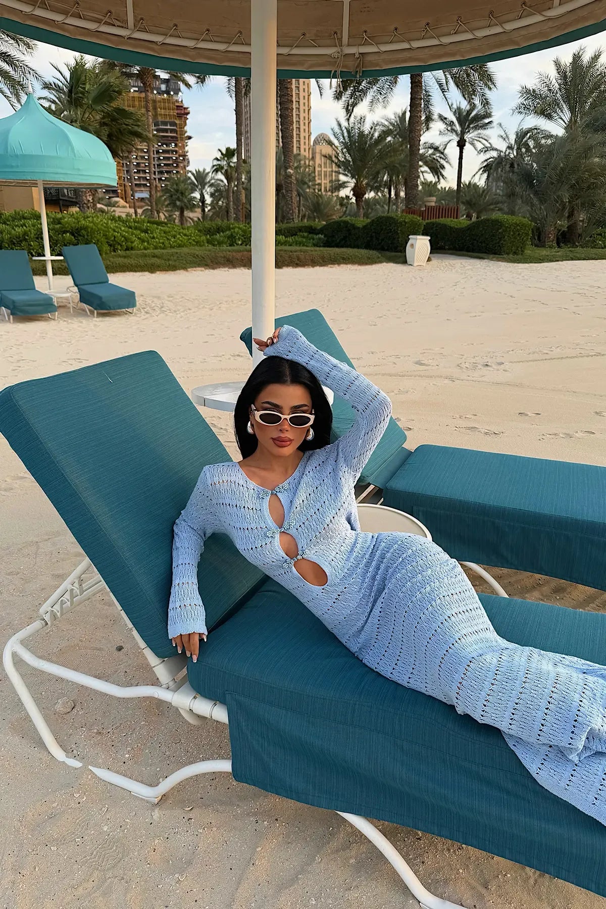 Рокля Azure Elegance